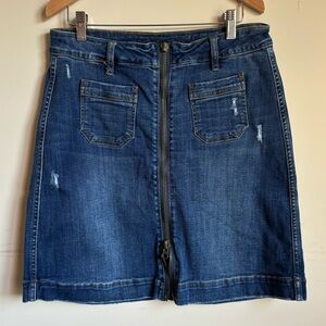 Jag Jeans Mccamey Zip Front Skirt
